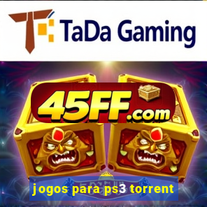 jogos para ps3 torrent